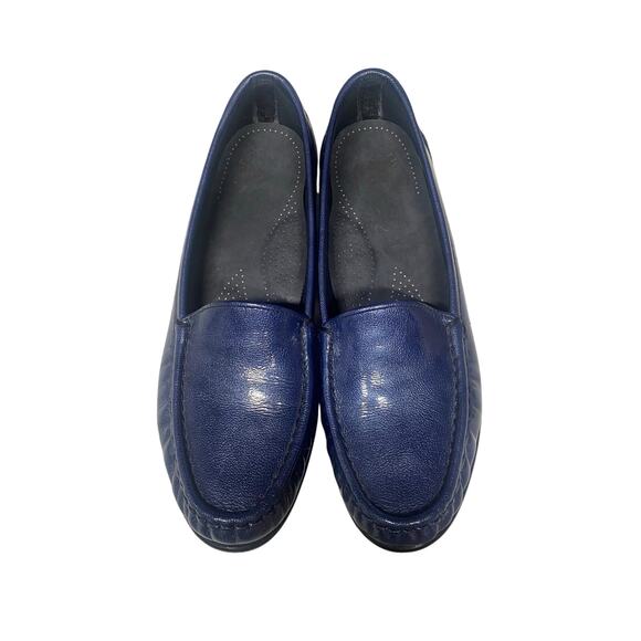 SAS "Simplify" Women's Tripad Leather Loafer, Sapphire Blue, Size 8.5, Pre-Owned - Picture 7 of 8